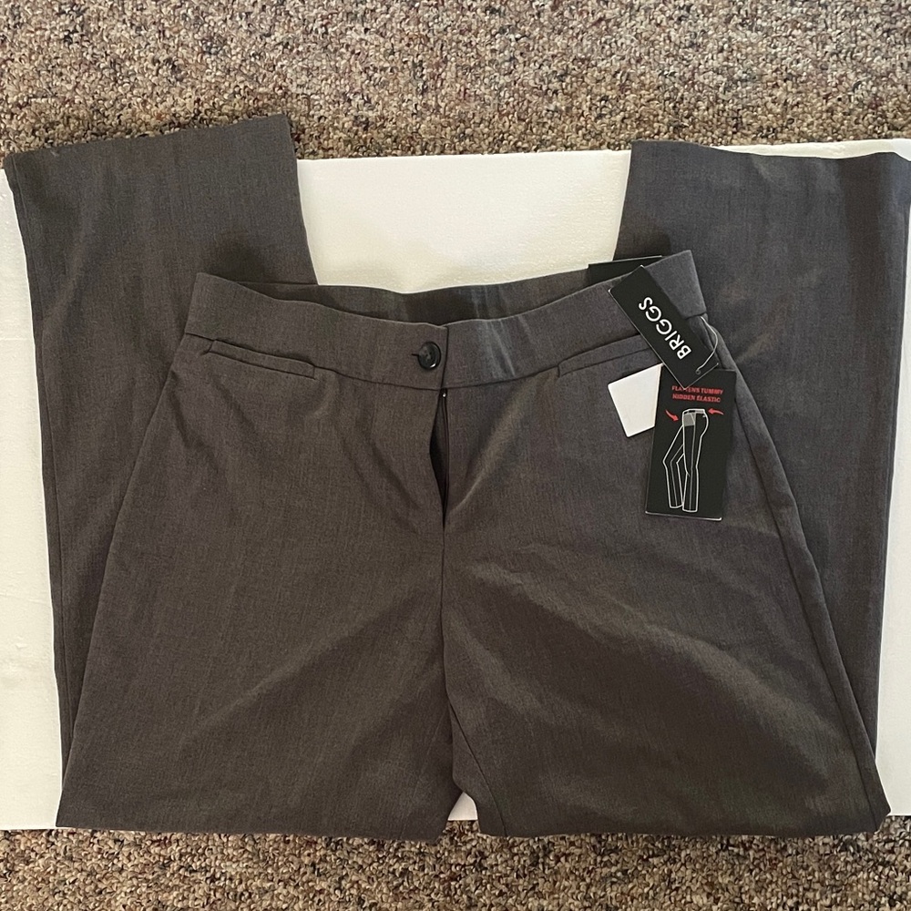 Briggs New York Charcoal Trousers Size 12S